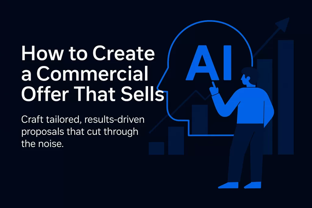 AI optimization visual showing a person interacting with AI-powered analytics dashboard for business automation.