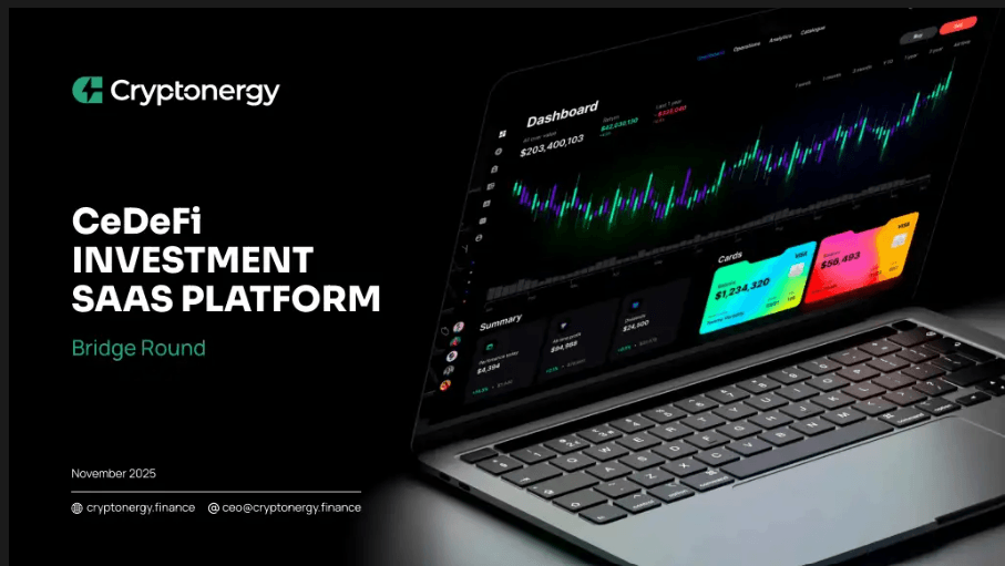 Cryptonergy platform preview