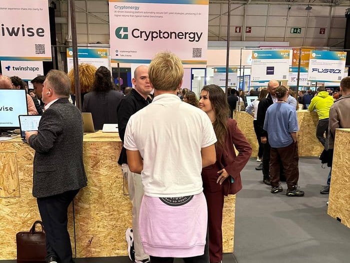 Exhibition floor at Web Summit, Lisbon