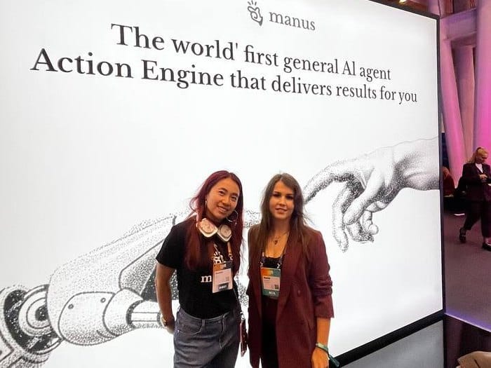 Mariia Biianova at Web Summit in Lisbon